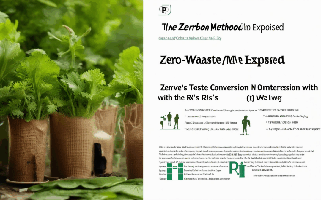 The Zero Carbon Method Exposed: Mastering Zero-Waste Conversion with the 5 R’s