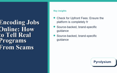 Encoding Jobs Online: How to Tell Real Programs From Scams